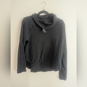 Lucky Brand Black Cowl Neck Sweater